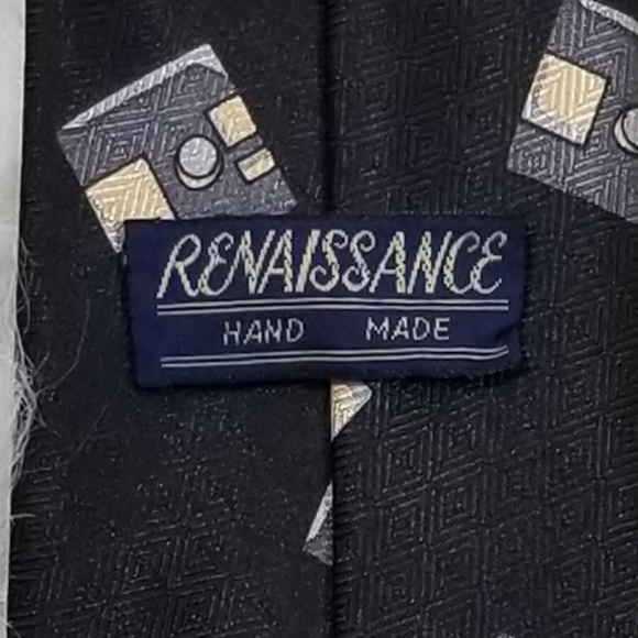 5/$20 VINTAGE Computer Technology Renaissance Tie - Picture 3 of 3